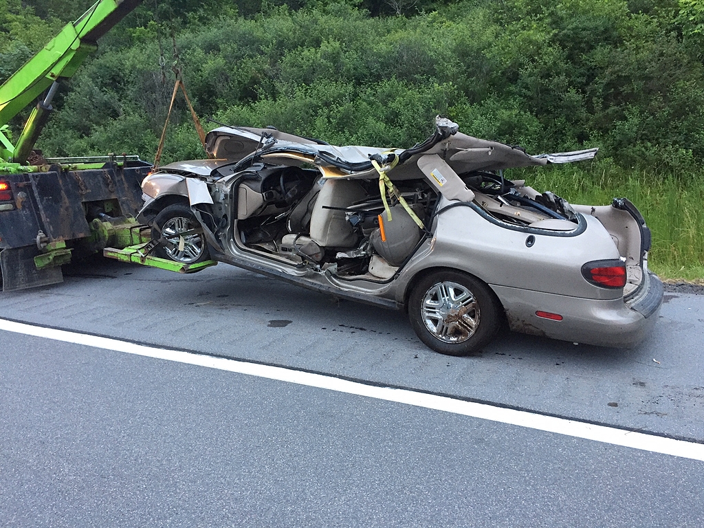 Ambulance workers returning from call killed in I81 milk tanker crash